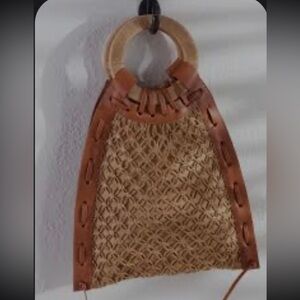 Soft Surroundings Raffia Bethany Bag